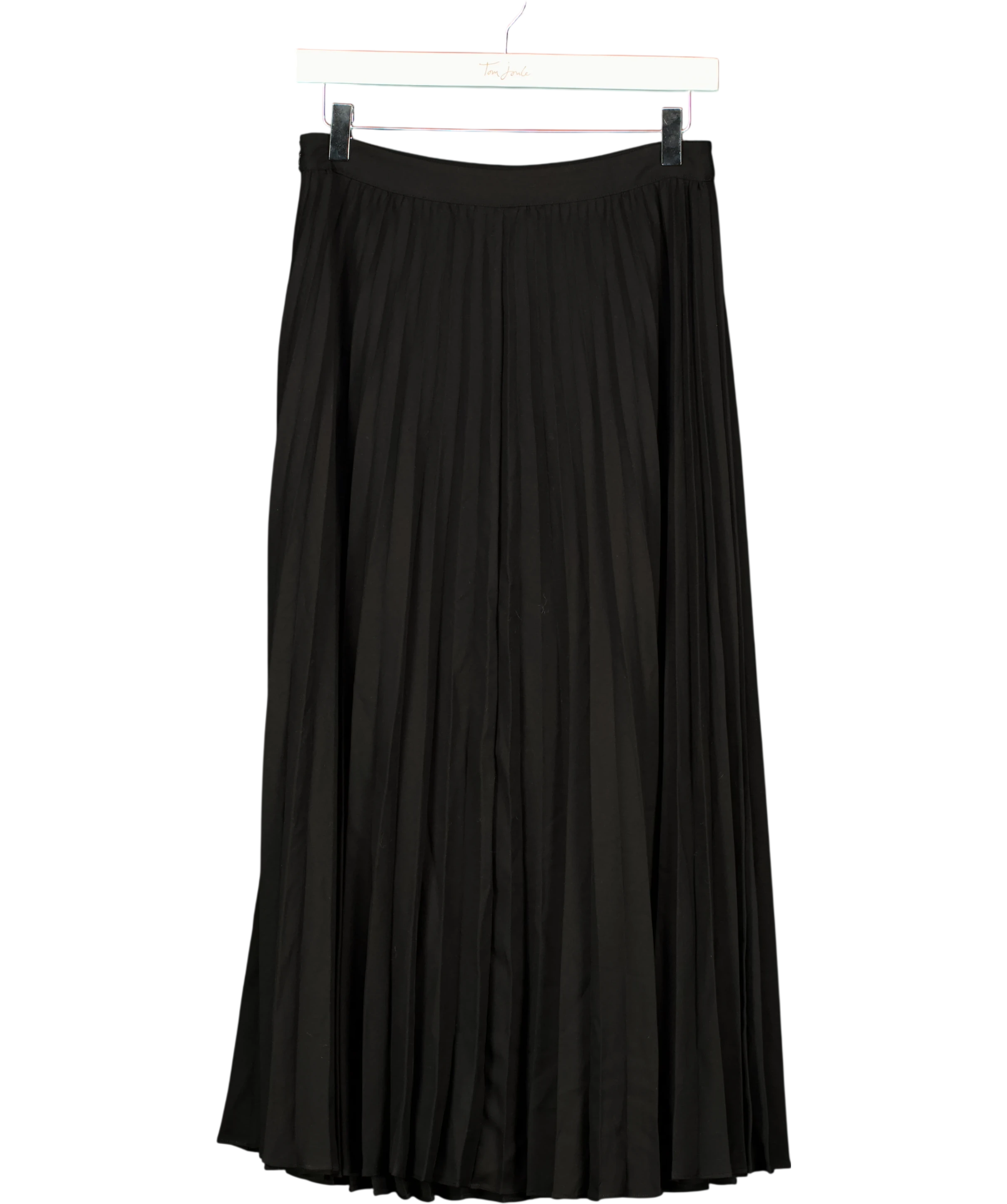 KAREN MILLEN Black Sunray Pleated Skirt UK 8