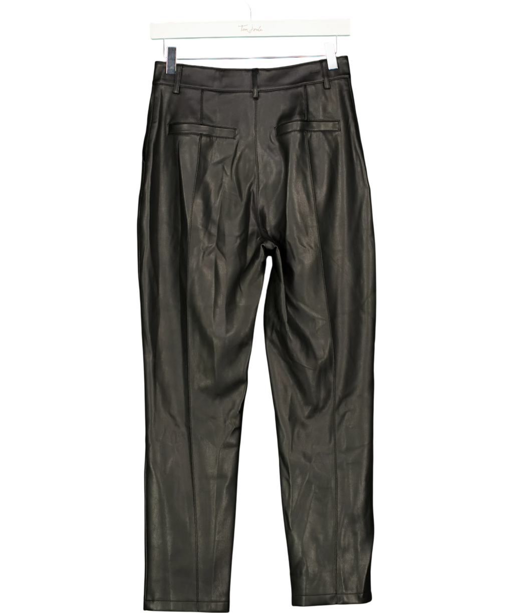 NA-KD High Rise Cropped Pants Black Size Eur 34 UK 6 — Back