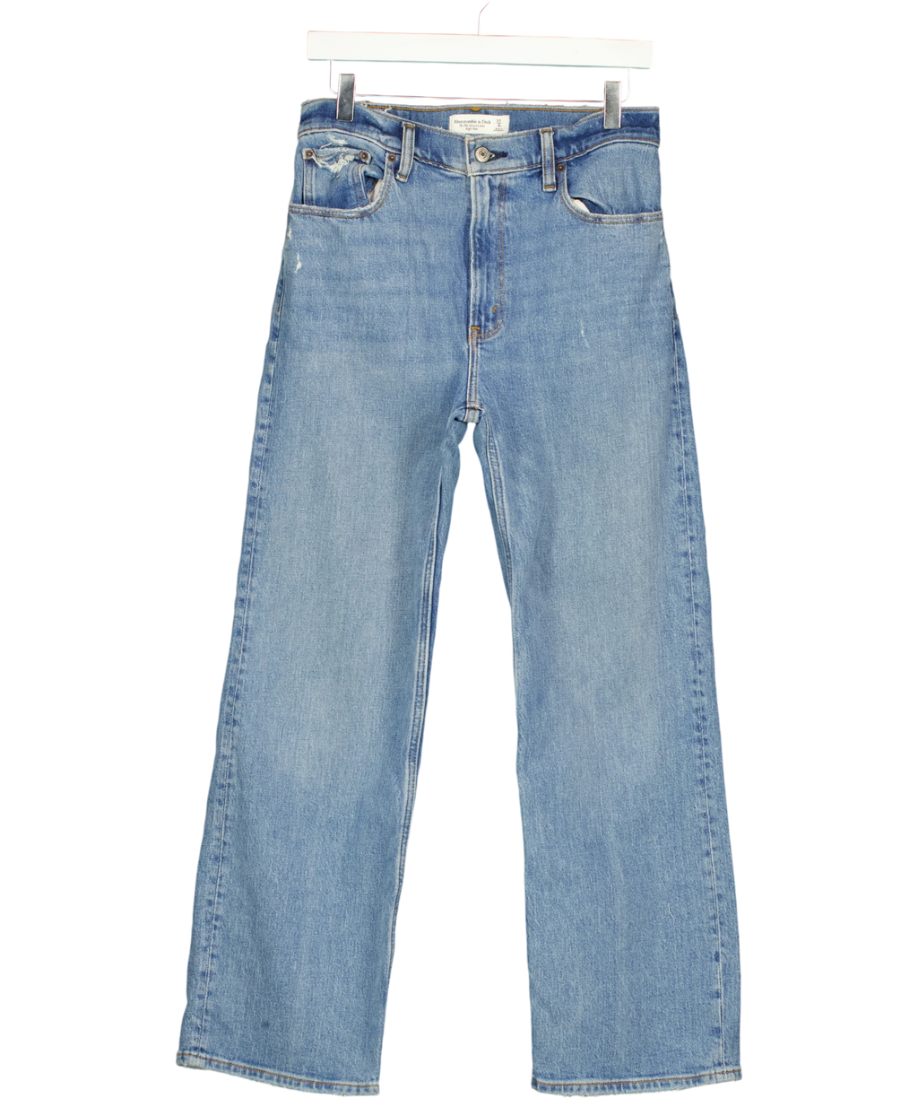 ABERCROMBIE & FITCH The 90s Relaxed High Rise Jeans Blue - Short W27 — Front