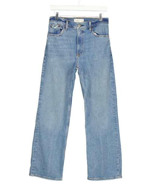 ABERCROMBIE & FITCH The 90s Relaxed High Rise Jeans Blue - Short W27 — Front