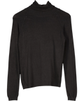 KAREN MILLEN Essential Roll Neck Jumper Black UK XS/S
