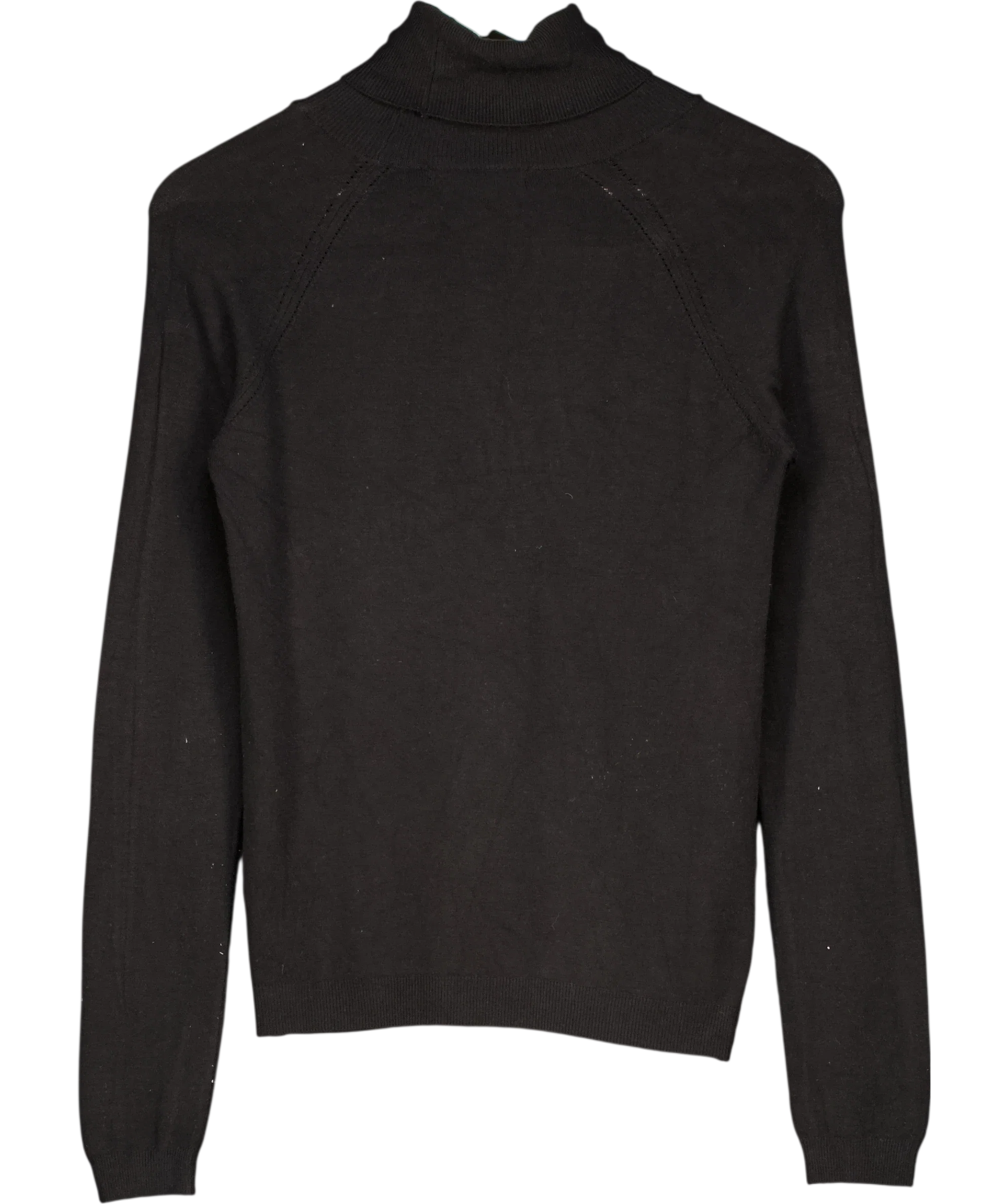 KAREN MILLEN Essential Roll Neck Jumper Black UK XS/S