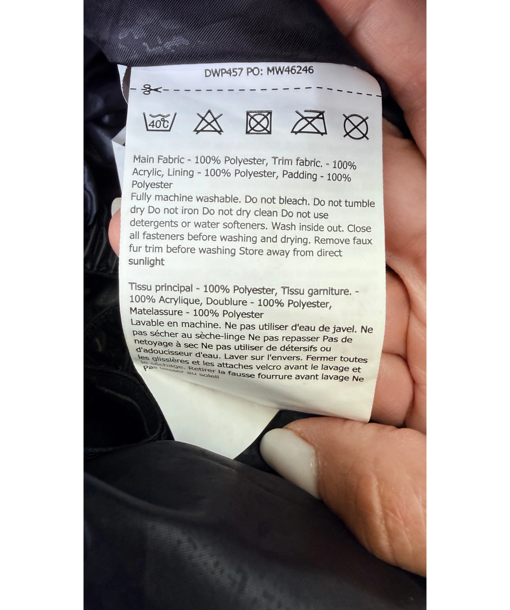 DARE2B Black Icebloom Waterproof Ski Jacket UK 8