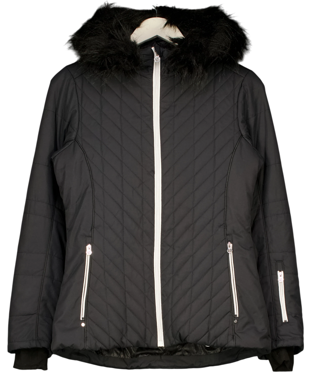 DARE2B Black Icebloom Waterproof Ski Jacket UK 8