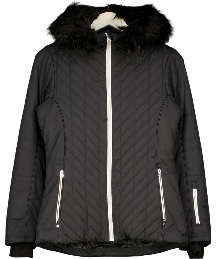 DARE2B Black Icebloom Waterproof Ski Jacket UK 8
