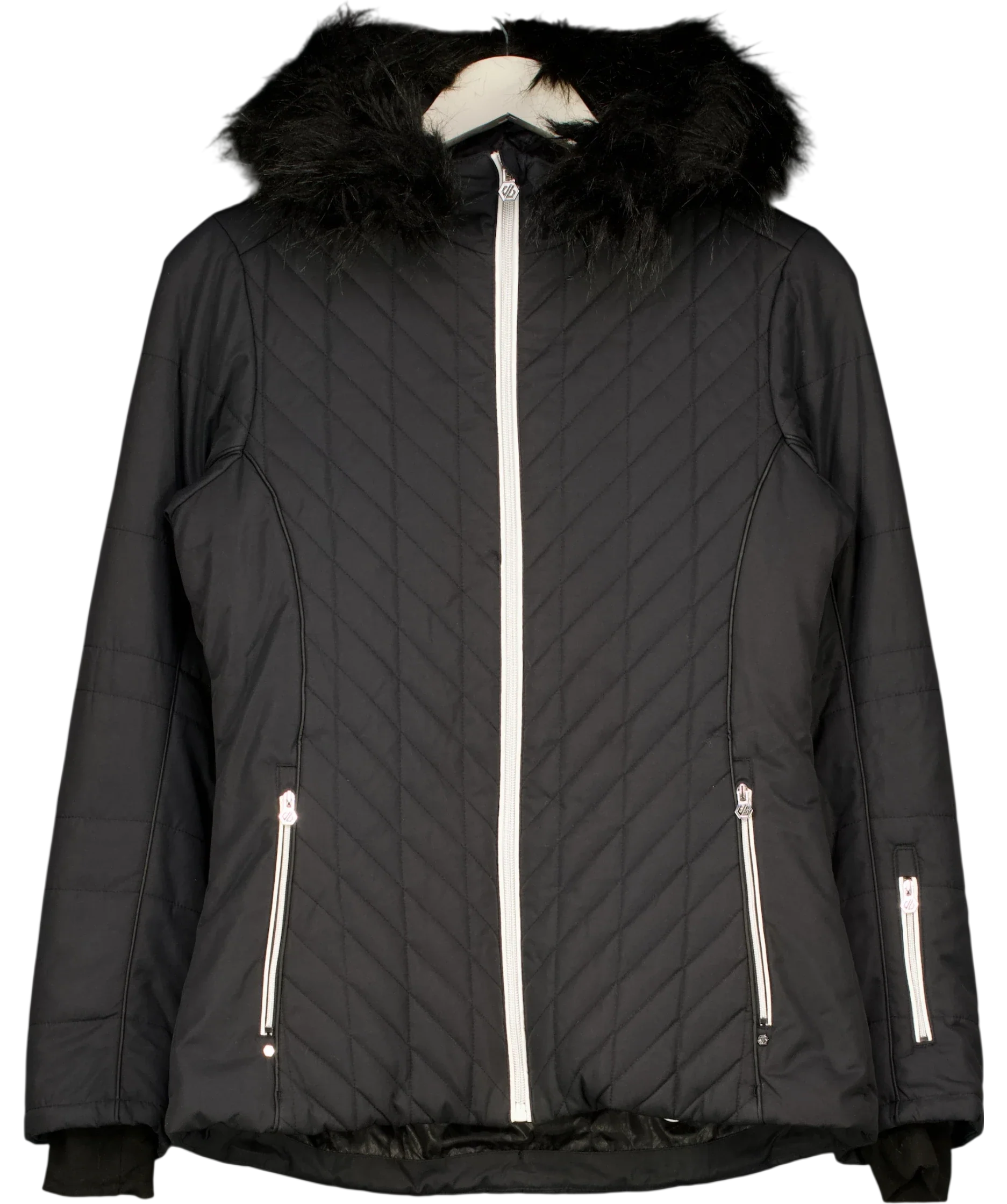 DARE2B Black Icebloom Waterproof Ski Jacket UK 8