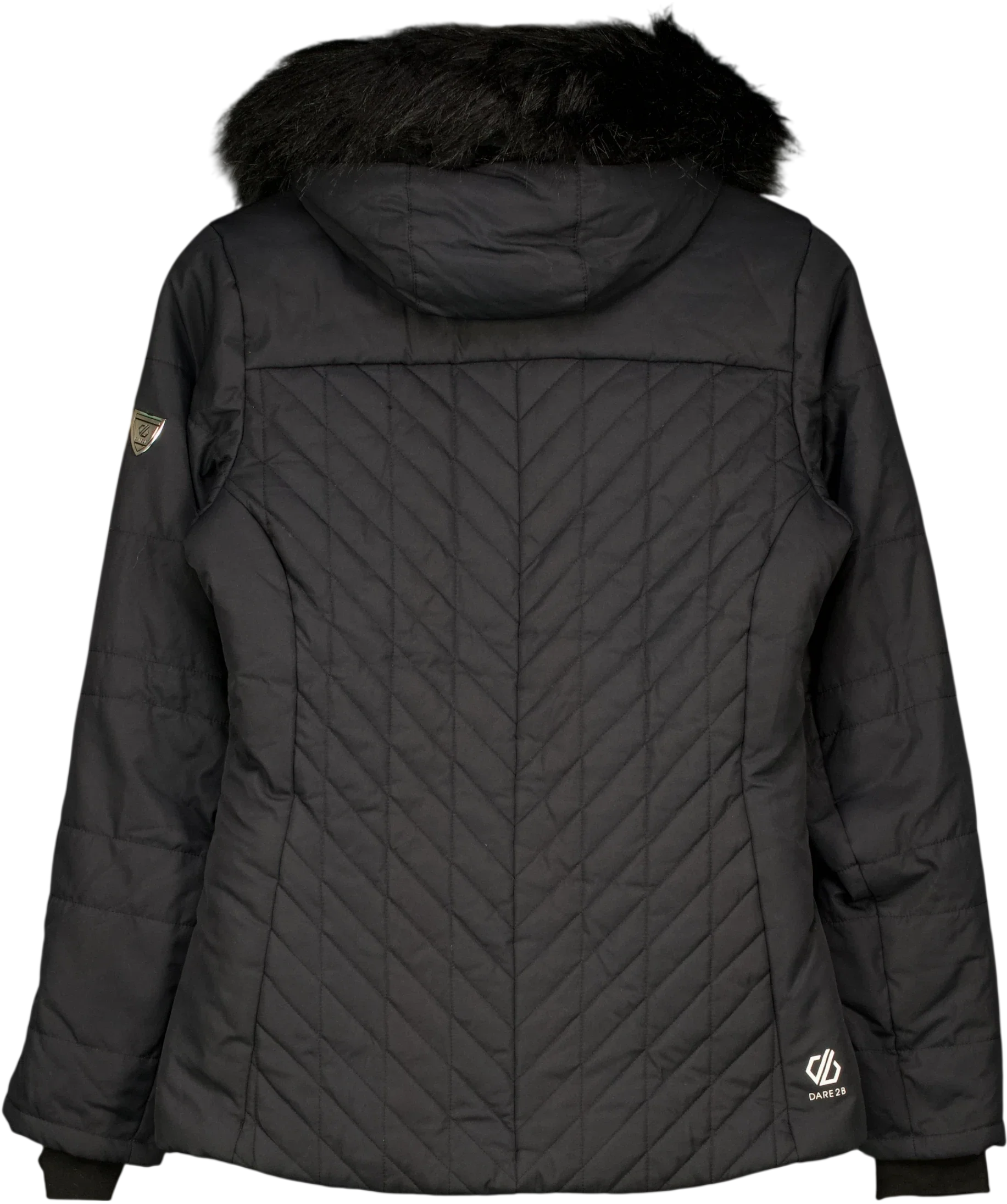DARE2B Black Icebloom Waterproof Ski Jacket UK 8