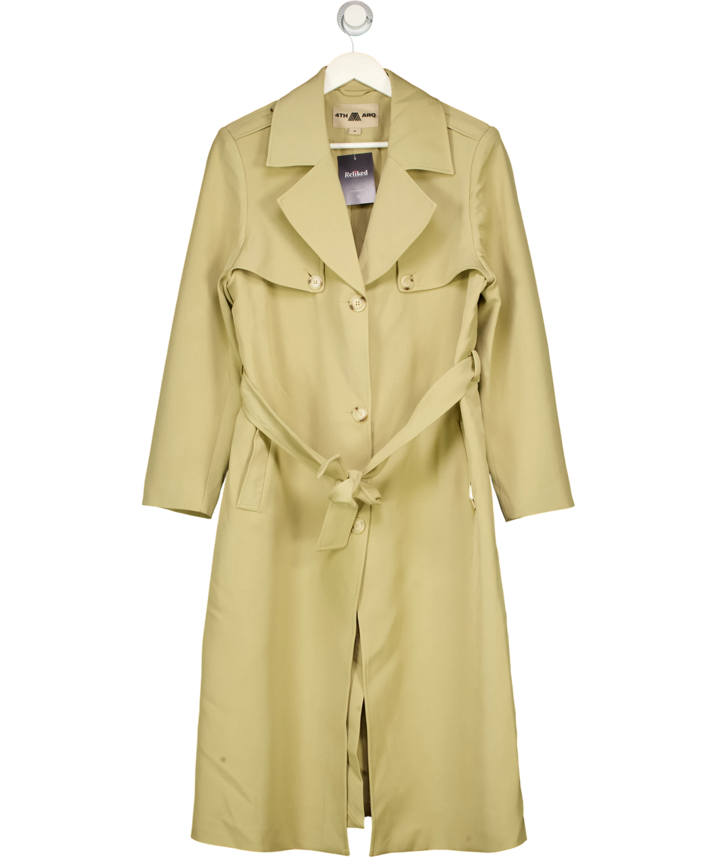 4th Arq Beige Aiko Trench Coat Sand UK M