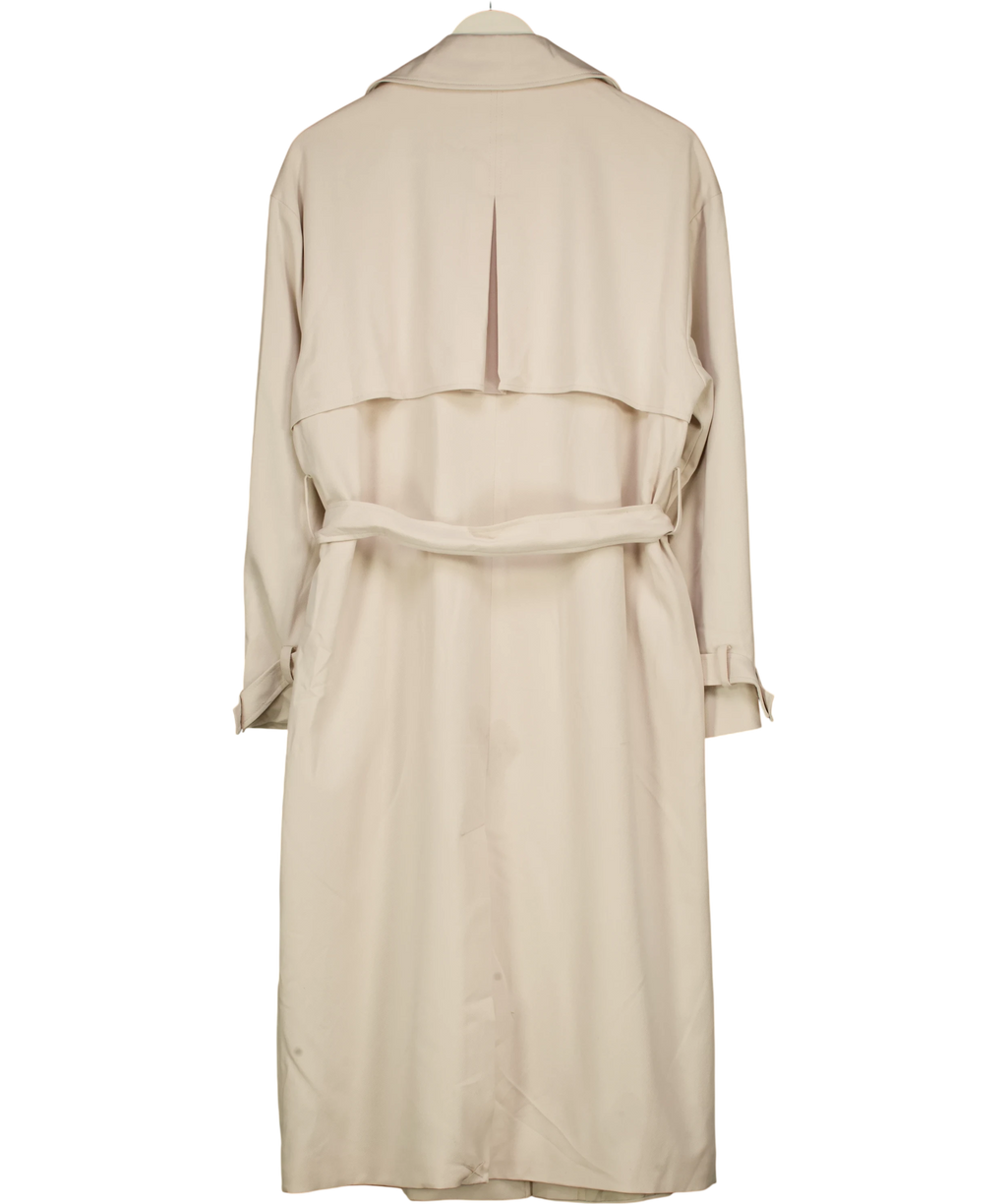 NA-KD Oversized Trenchcoat Beige 36 UK 8