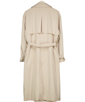 NA-KD Oversized Trenchcoat Beige 36 UK 8