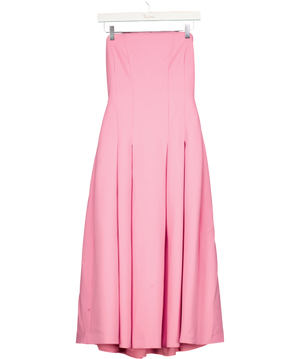 KAREN MILLEN Pink Petite Compact Stretch Tailored Prom Dress UK 8