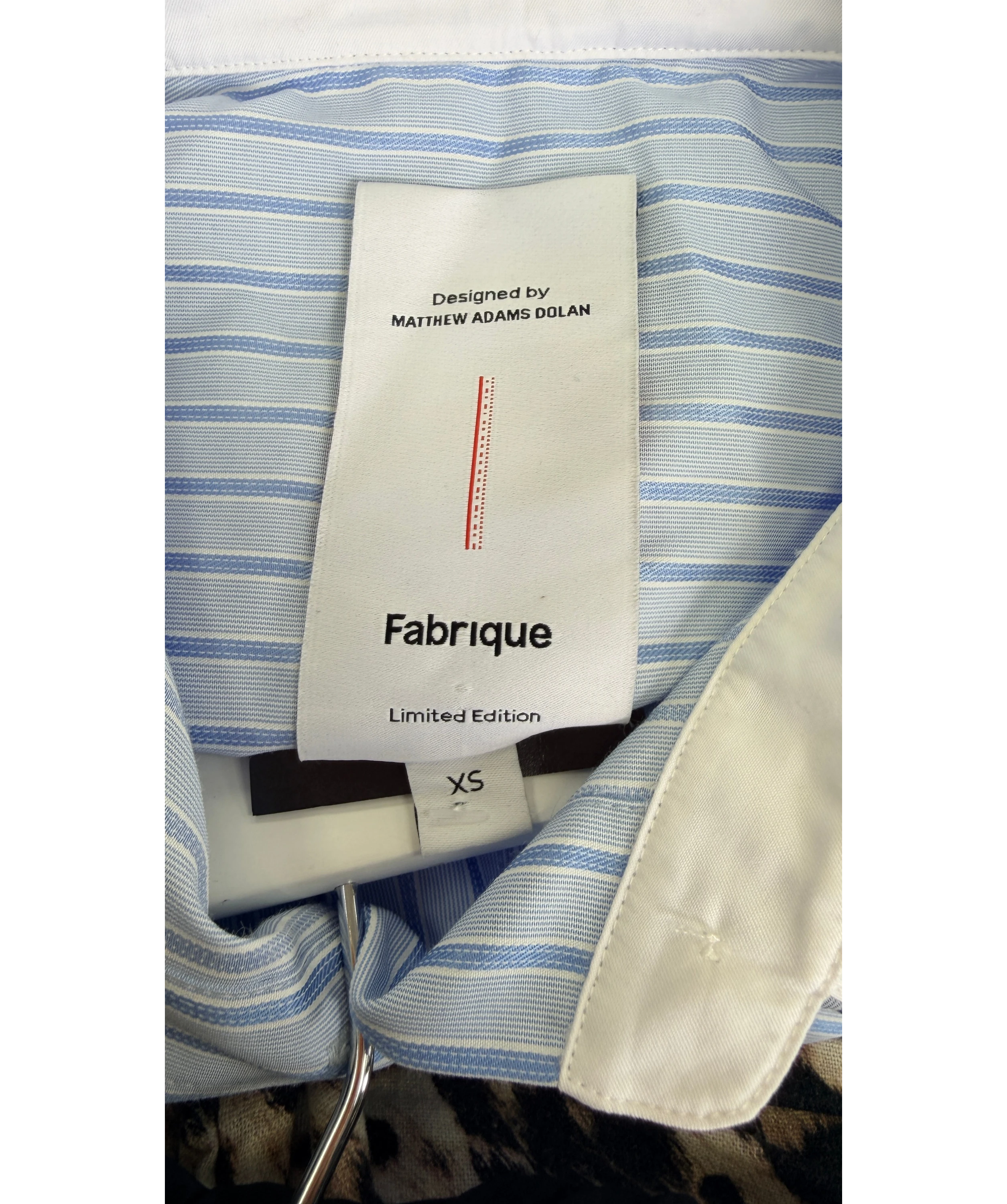 Fabrique X Matthew Adams Dolan Giada 2-piece Striped Set Blue UK XS
