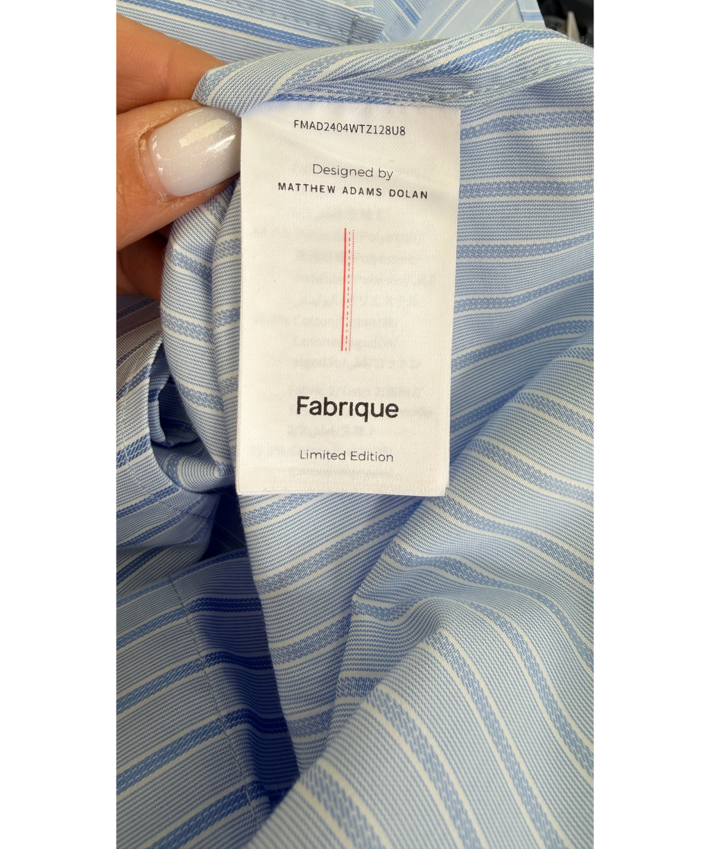 Fabrique X Matthew Adams Dolan Giada 2-piece Striped Set Blue UK XS