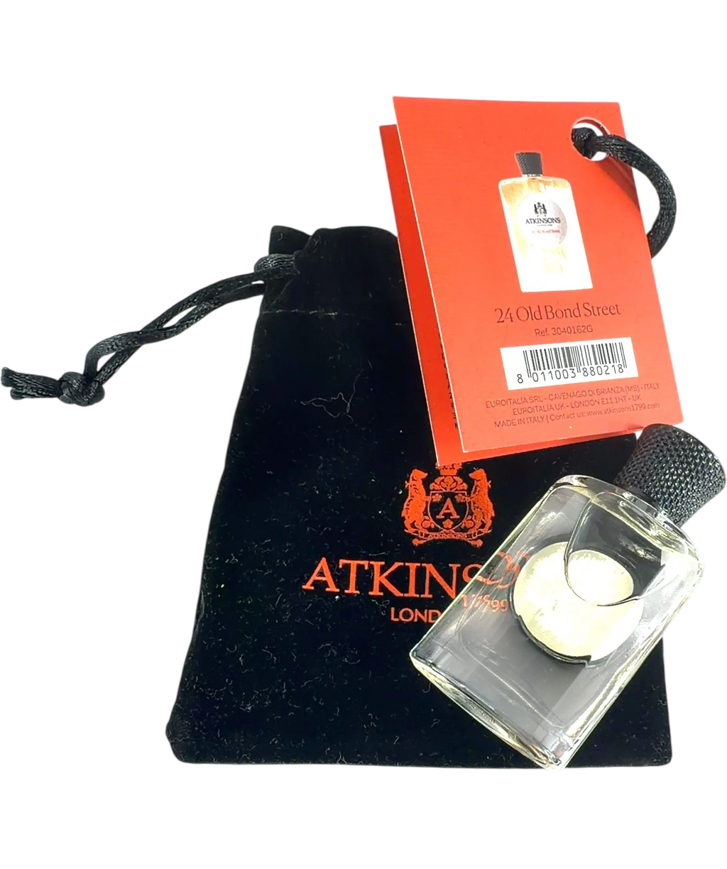 Atkinsons 24 Old bond street 24 Old Bond Street Eau de Cologne 5ml Mini with Velvet Pouch, size 5ml — back