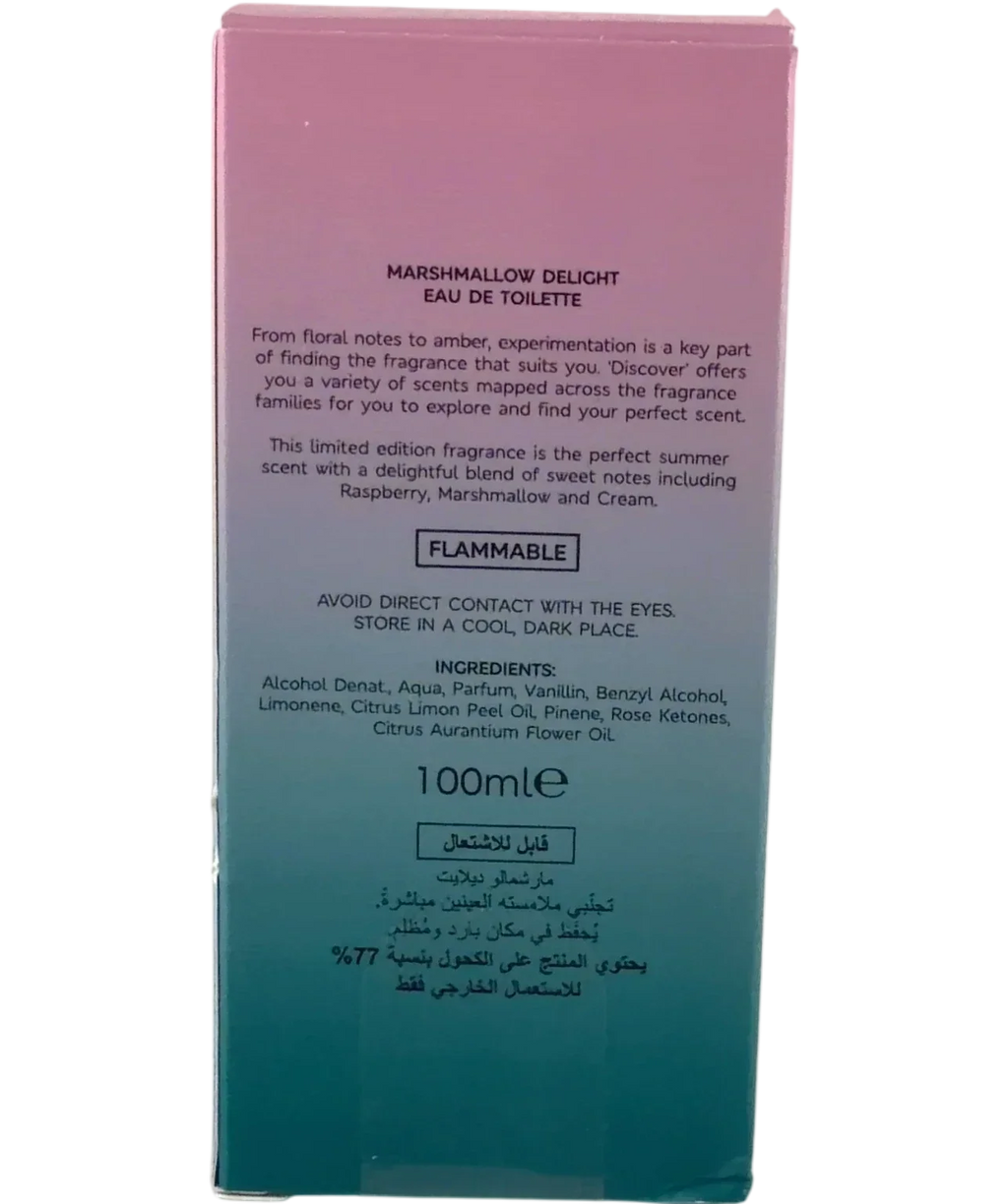 DISCOVER Marshmallow delight Marshmallow Delight Eau de Toilette, size 100ml — back