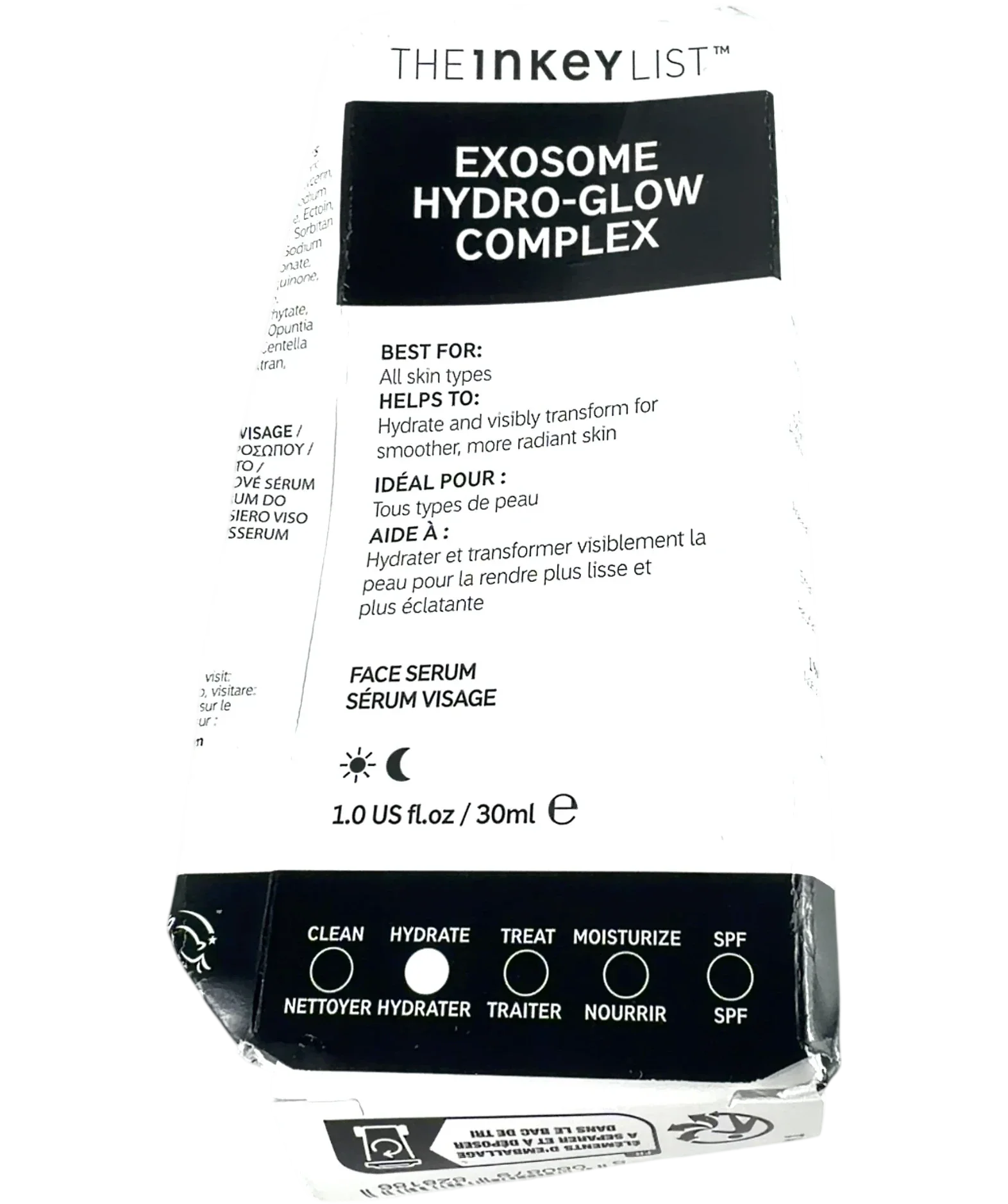 The Inkey List List Exosome Hydro-Glow Complex Face Serum, size 30ml — front