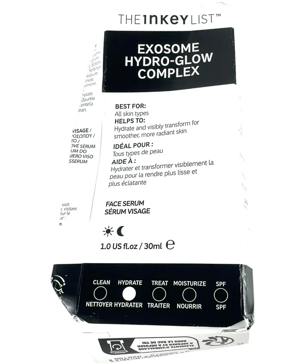 The Inkey List List Exosome Hydro-Glow Complex Face Serum, size 30ml — front