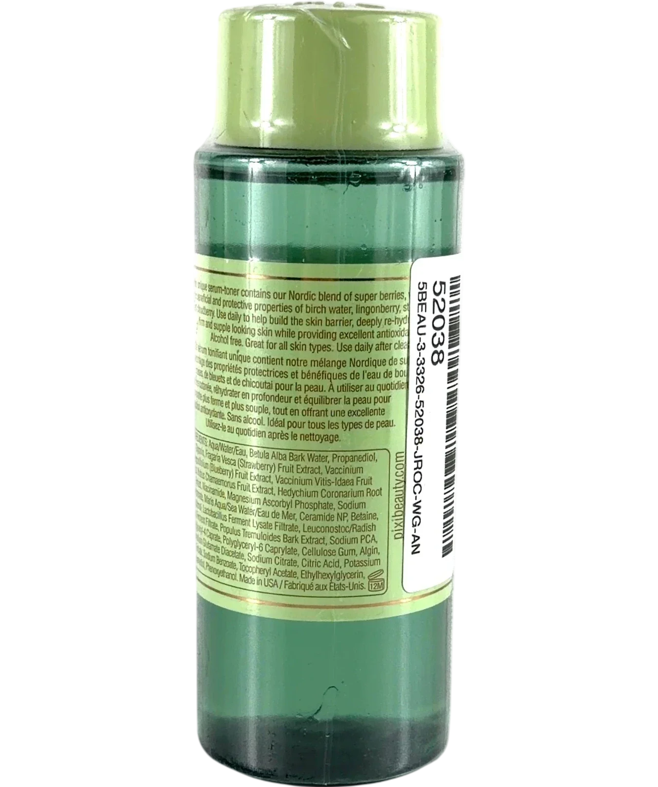 PIXI Skintreats Antioxidant Tonic, size 125ml — back