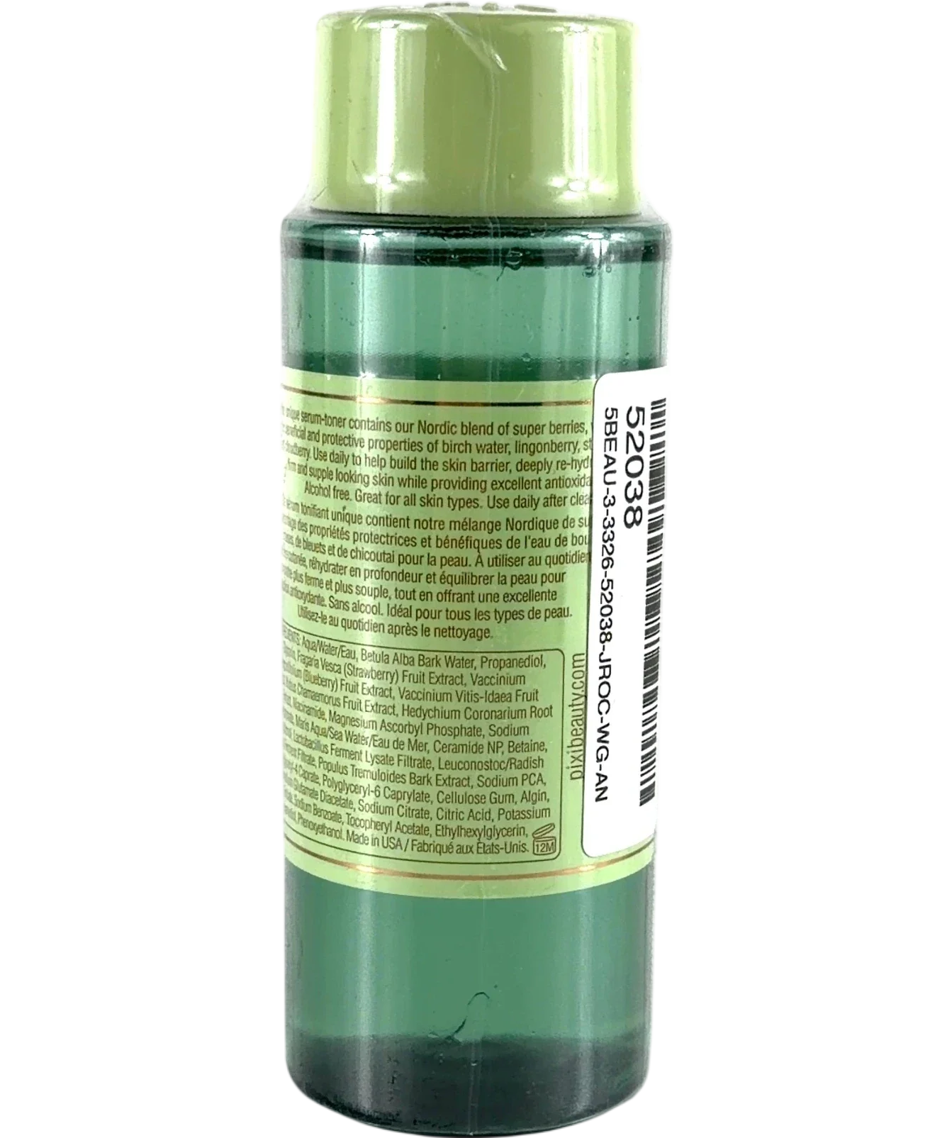 PIXI Skintreats Antioxidant Tonic, size 125ml — back