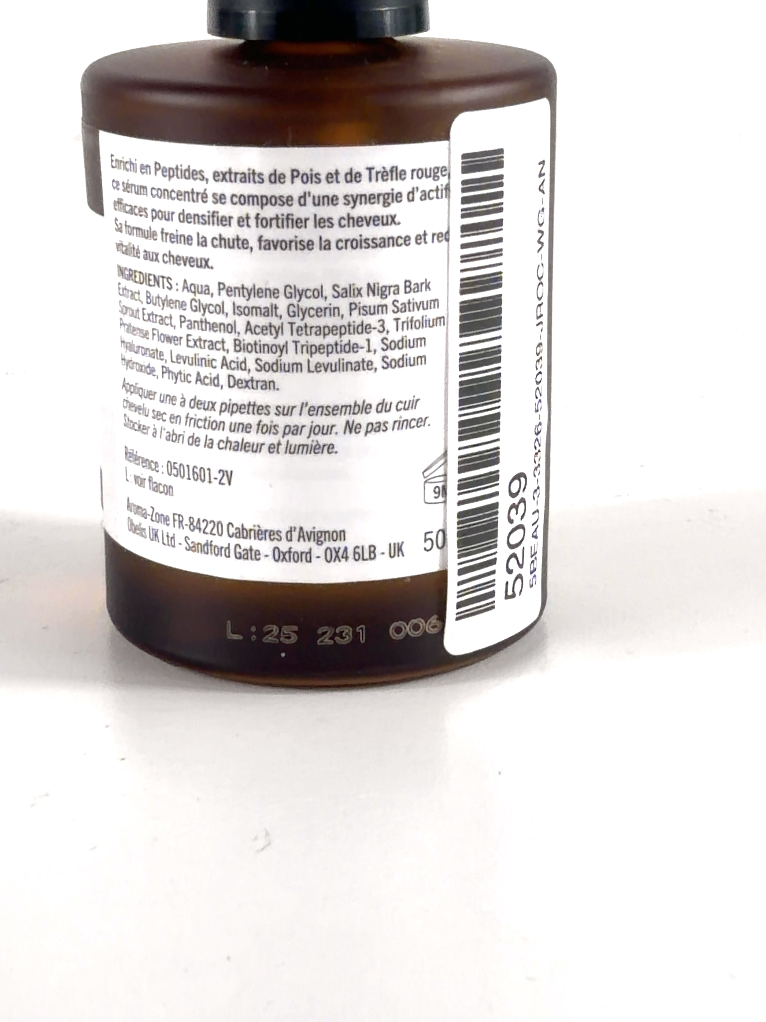 aroma zone Peptides & Pea Extract Strengthening Hair Serum, size 50ml — detail