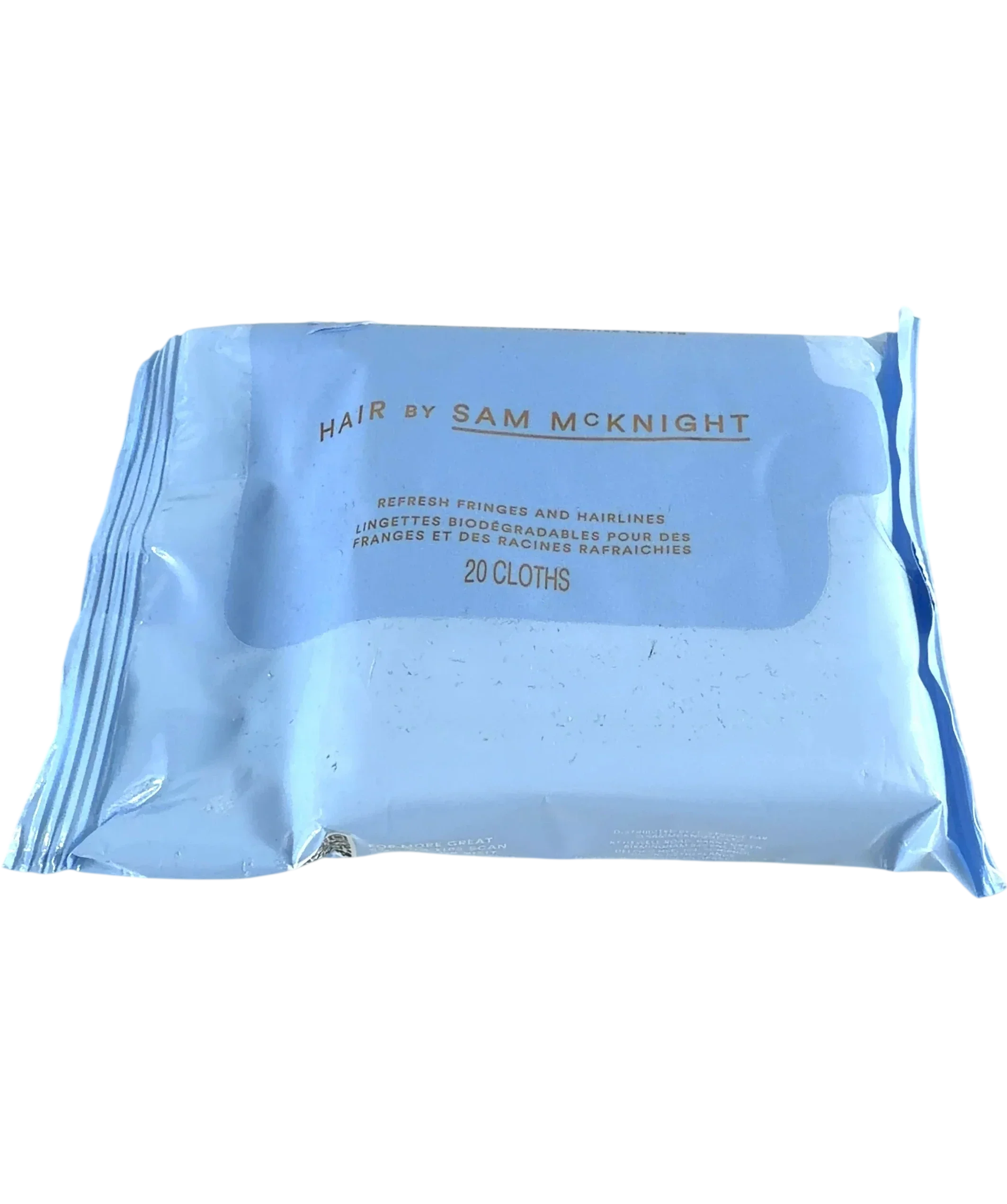 Hair By Sam Mcknight Lazy Girl Biodegradable Hair Cleanse Cloths, size X20 — front