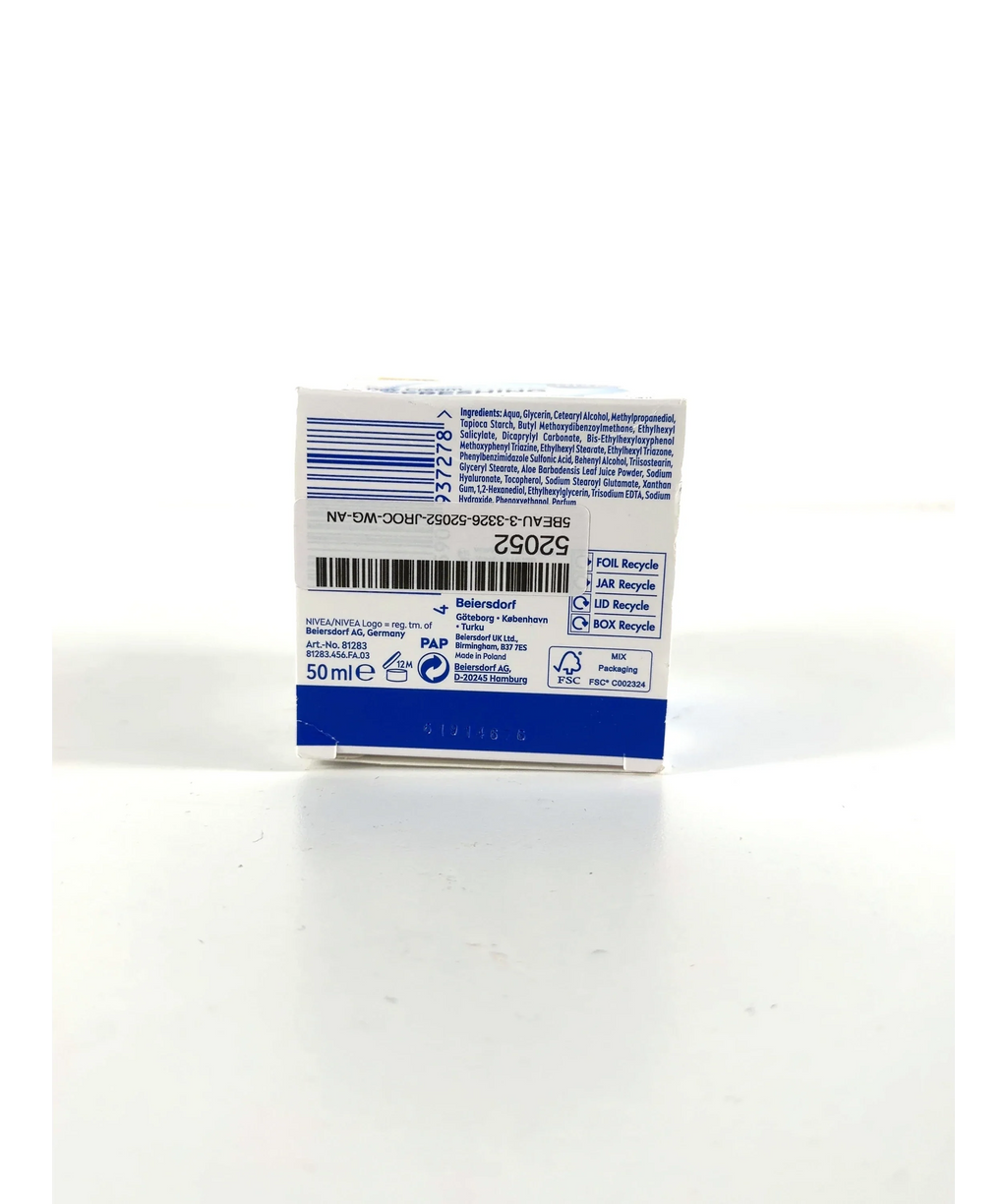 nivea Refreshing Day Cream Spf30 50ml — Batch number or expiry date