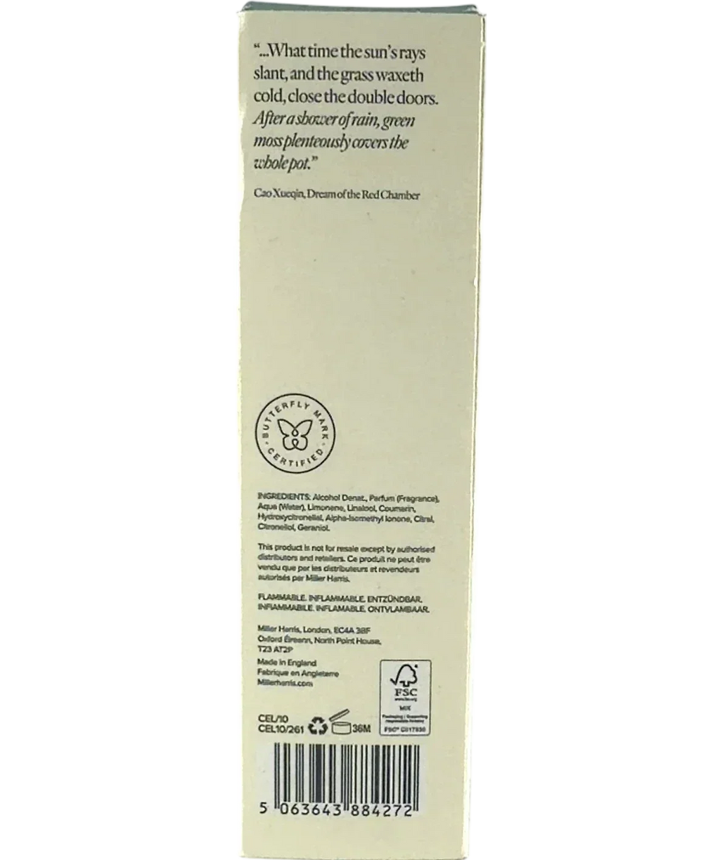 Miller Harris Celadon Celadon Eau de Parfum Travel Spray, size 10ml — back