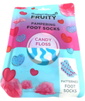 Superdrug Superdrug Fruity Pampering Foot Socks Candy Floss — front