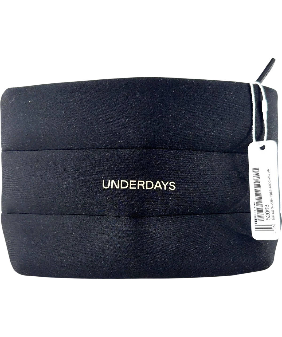 Underdays black he Scuba Cloud Pouch Black — front