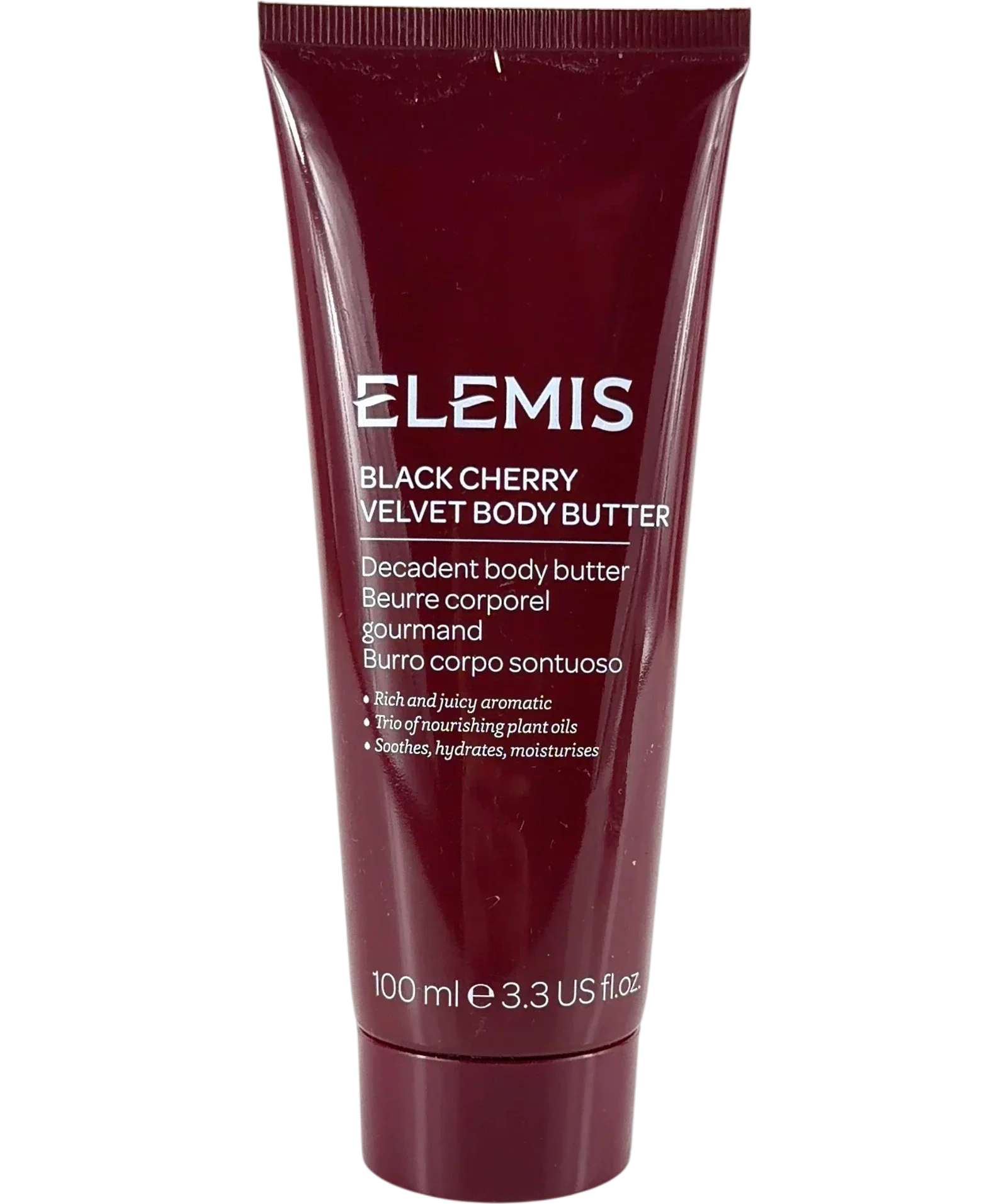 Elemis Black Cherry Velvet Body Butter, size 100ml — front
