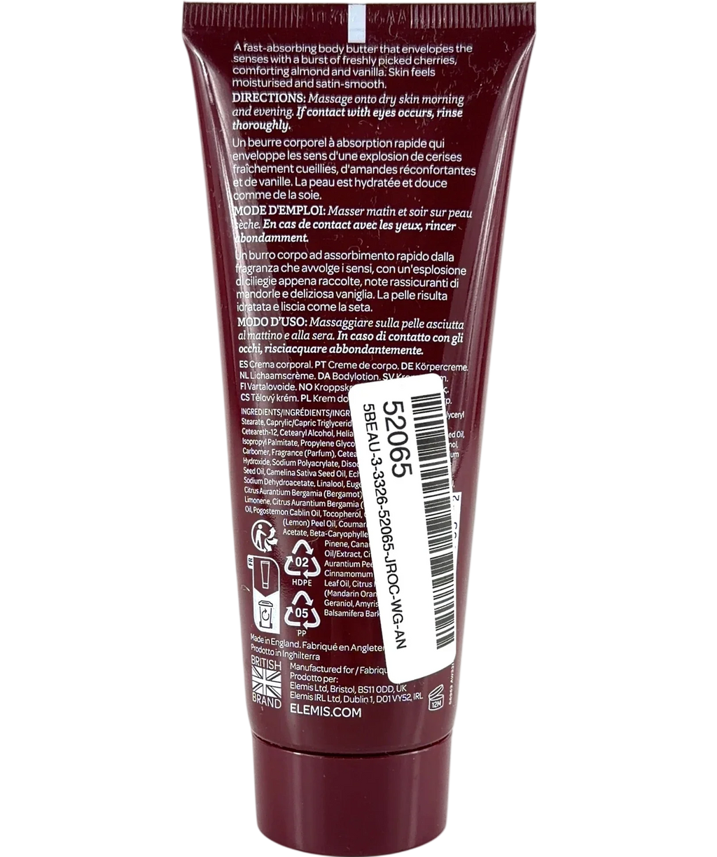 Elemis Black Cherry Velvet Body Butter, size 100ml — back