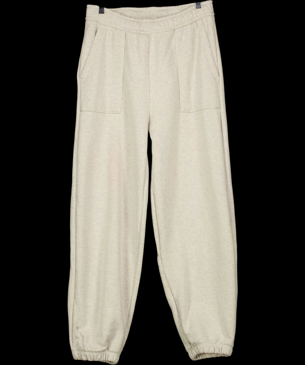 ASOS Grey COLLECTIVE Oversized Cuffed Super Heavyweight Jogger Heather  GREY Marl, size UK S — label