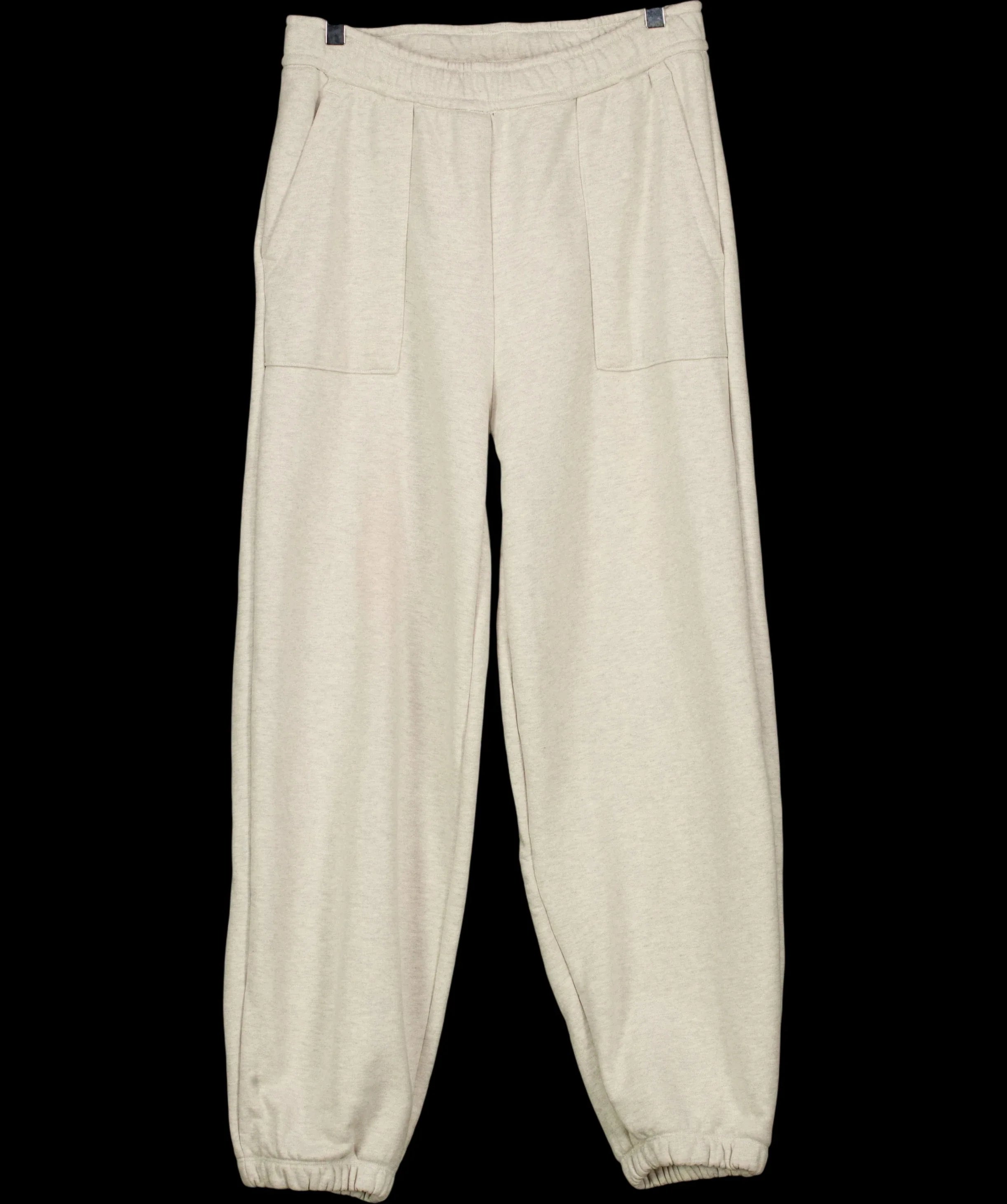 ASOS Grey COLLECTIVE Oversized Cuffed Super Heavyweight Jogger Heather  GREY Marl, size UK S — label