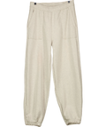 ASOS Grey COLLECTIVE Oversized Cuffed Super Heavyweight Jogger Heather  GREY Marl, size UK S — front