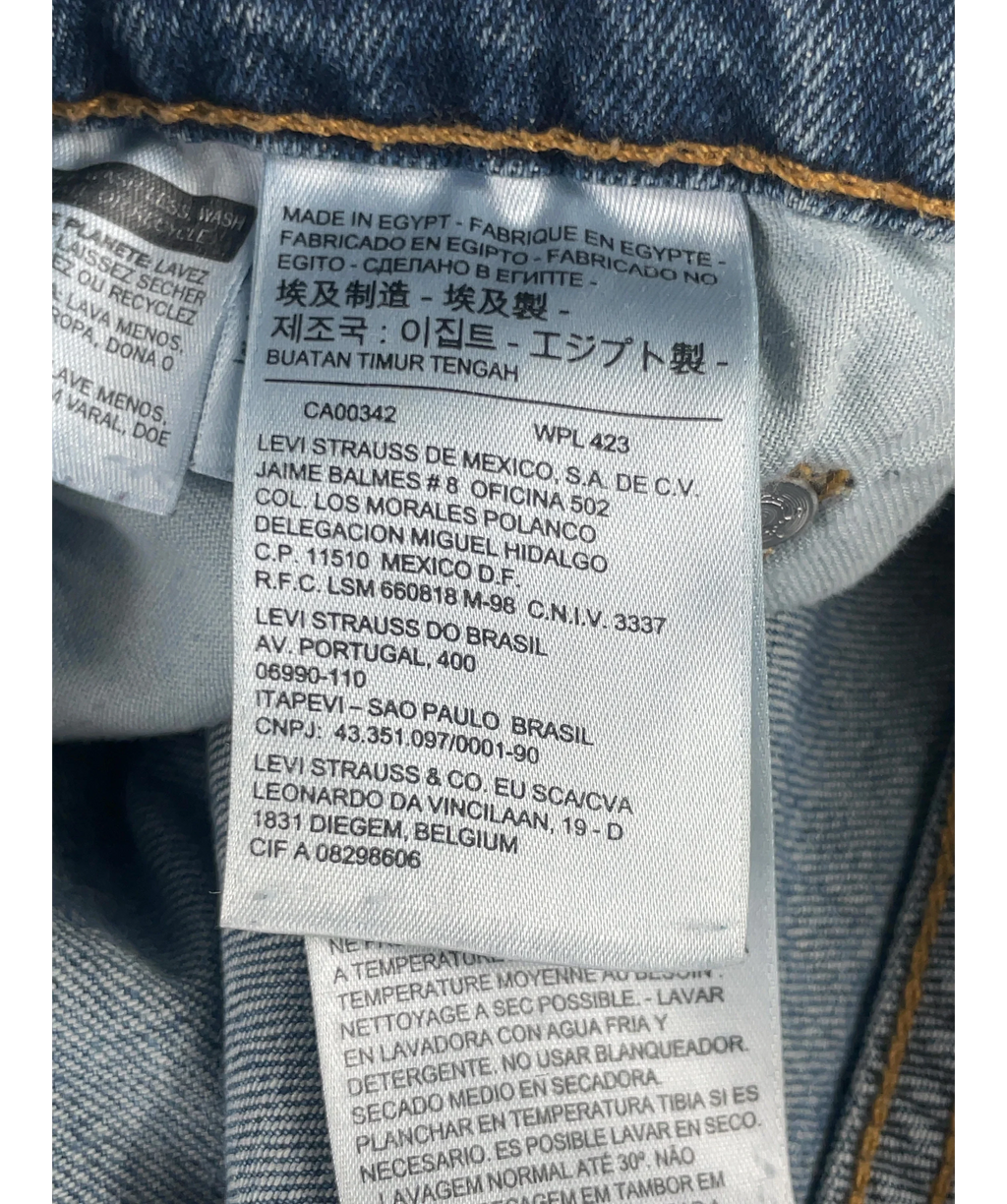 Levi Straduss & Co. Blue 514 Straight Fit Jeans Mid Wash W31 L30, size W31 — label