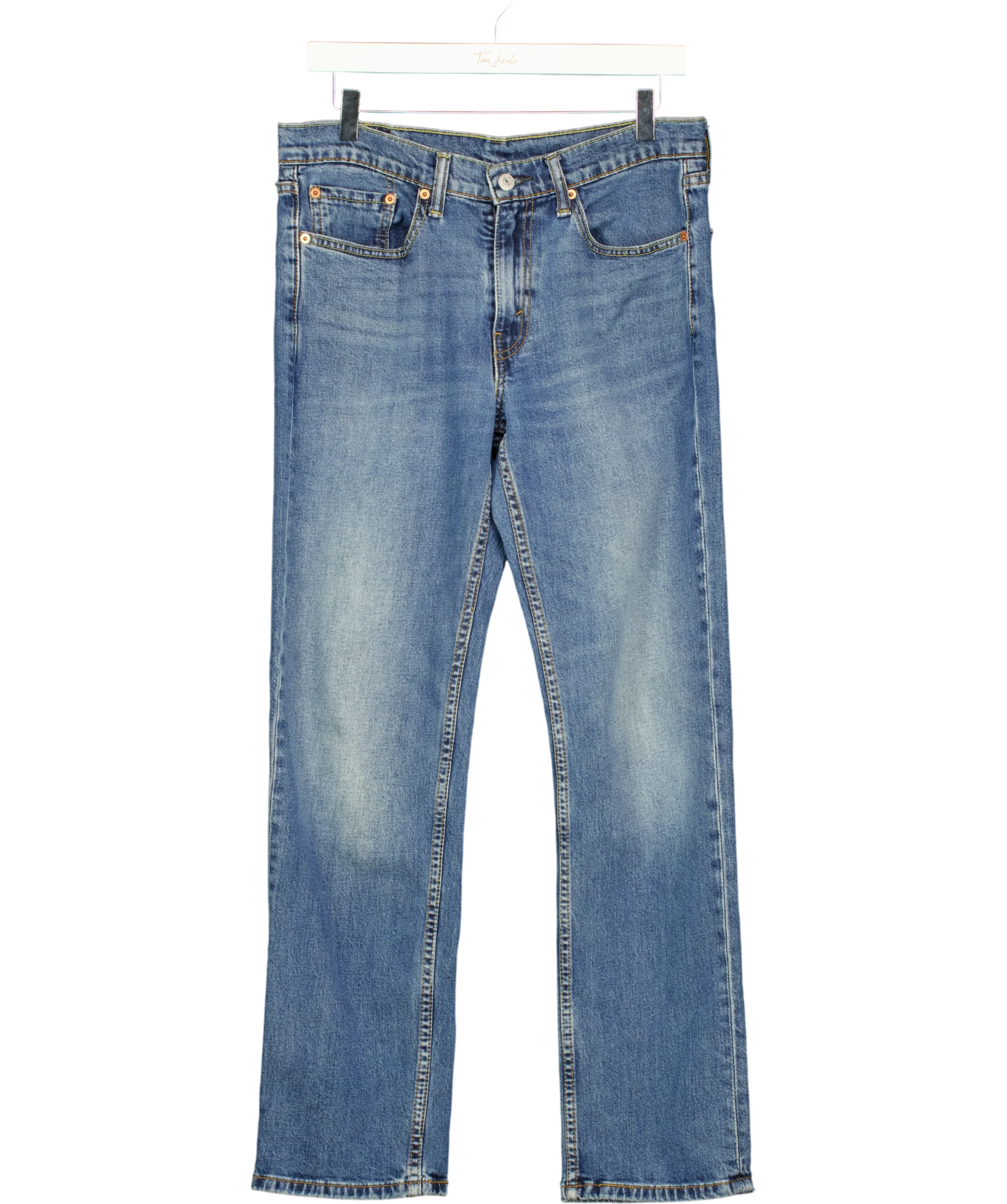 Levi Straduss & Co. Blue 514 Straight Fit Jeans Mid Wash W31 L30, size W31 — front