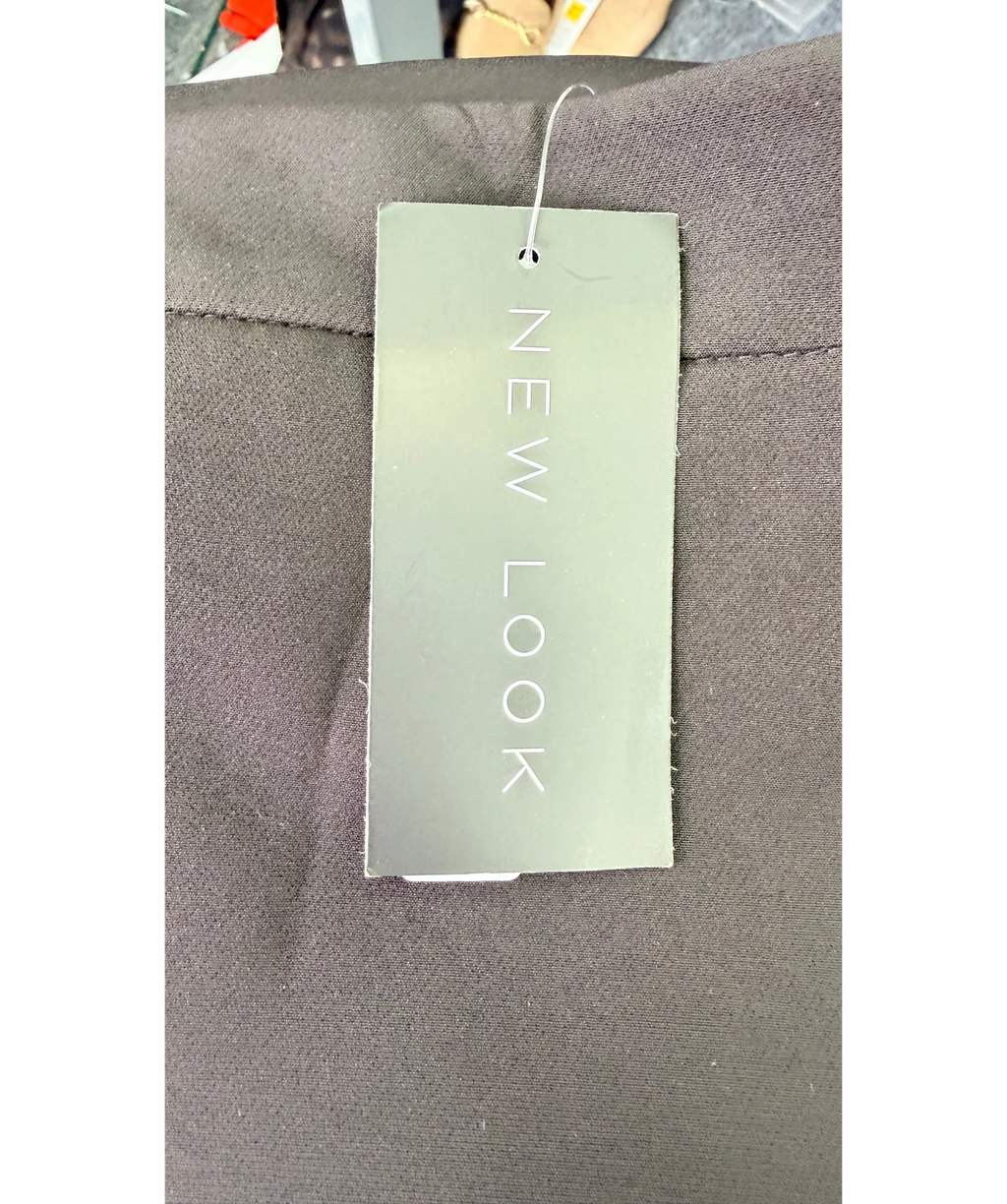 New Look Black Black Plain mini  Skirt, size UK 14 — detail