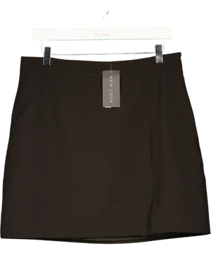New Look Black Plain Mini  Skirt UK 14