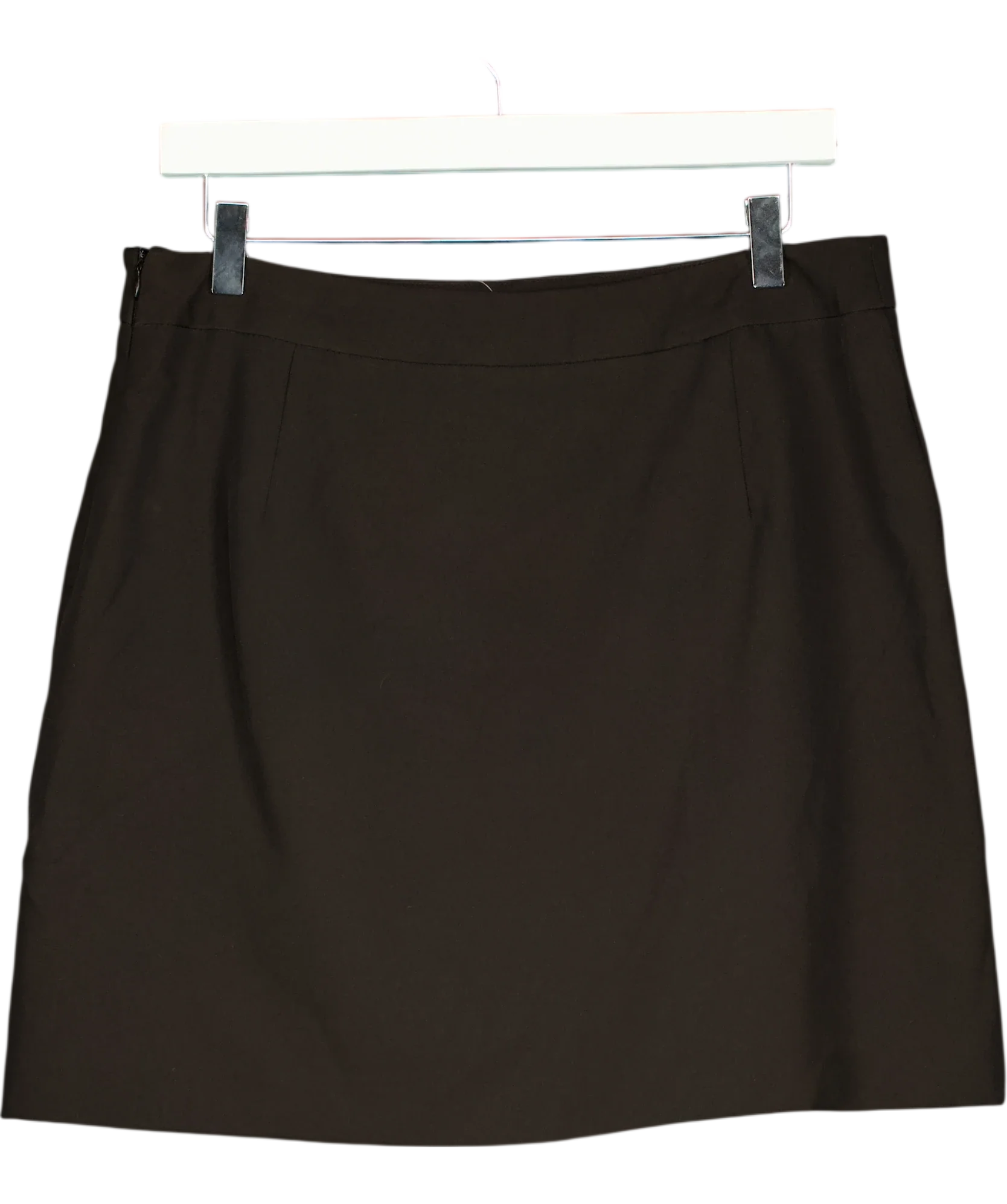 New Look Black Black Plain mini  Skirt, size UK 14 — back