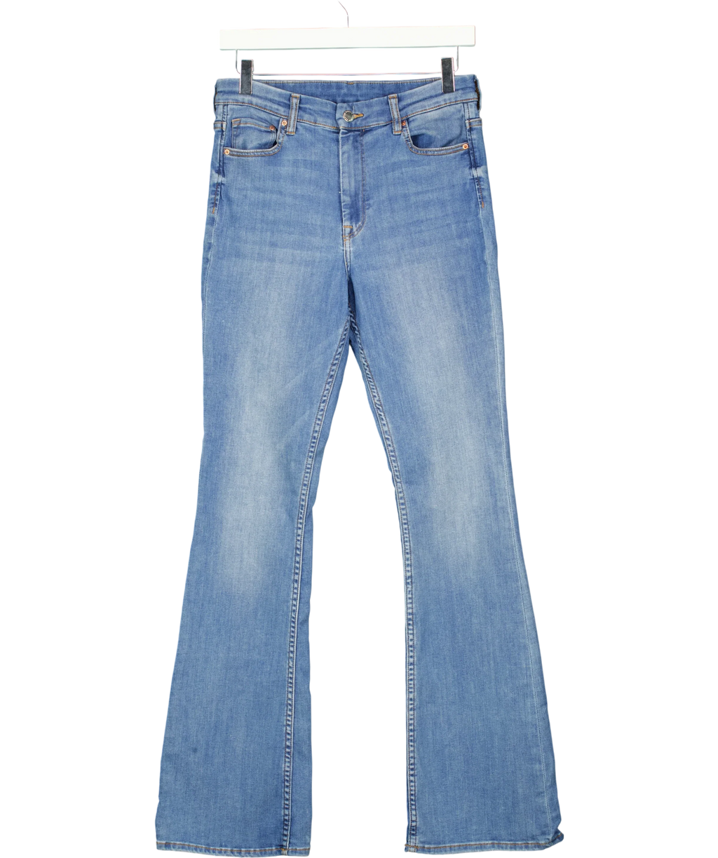 ZARA Blue &Denim Flare High Waist Jeans EU 40, size UK 12 — front