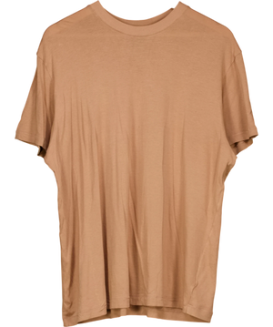 SKIMS Boyfriend T-shirt Ochre Brown UK M