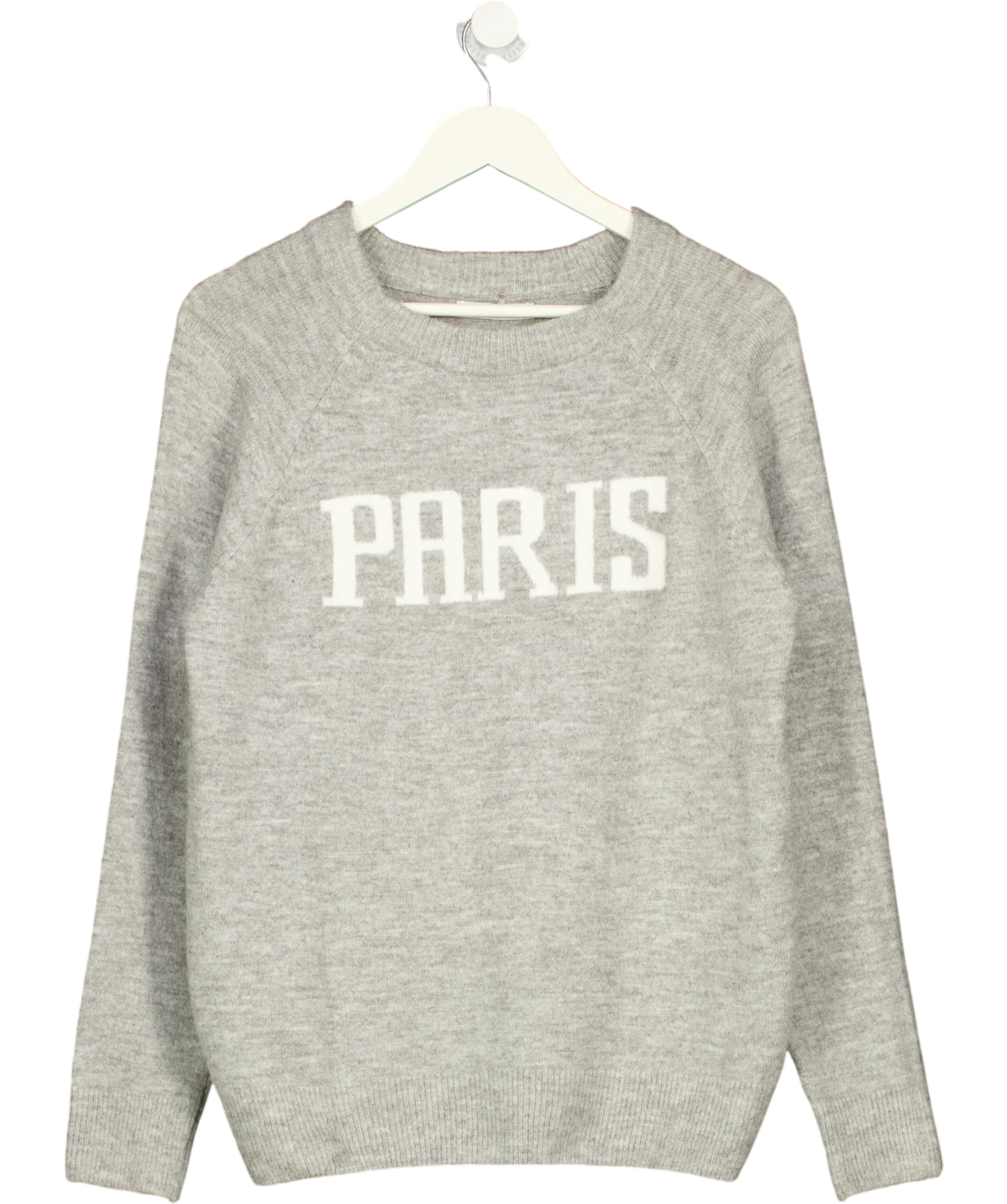 Sinsay Grey Grey Knit Jumper, size UK M — front