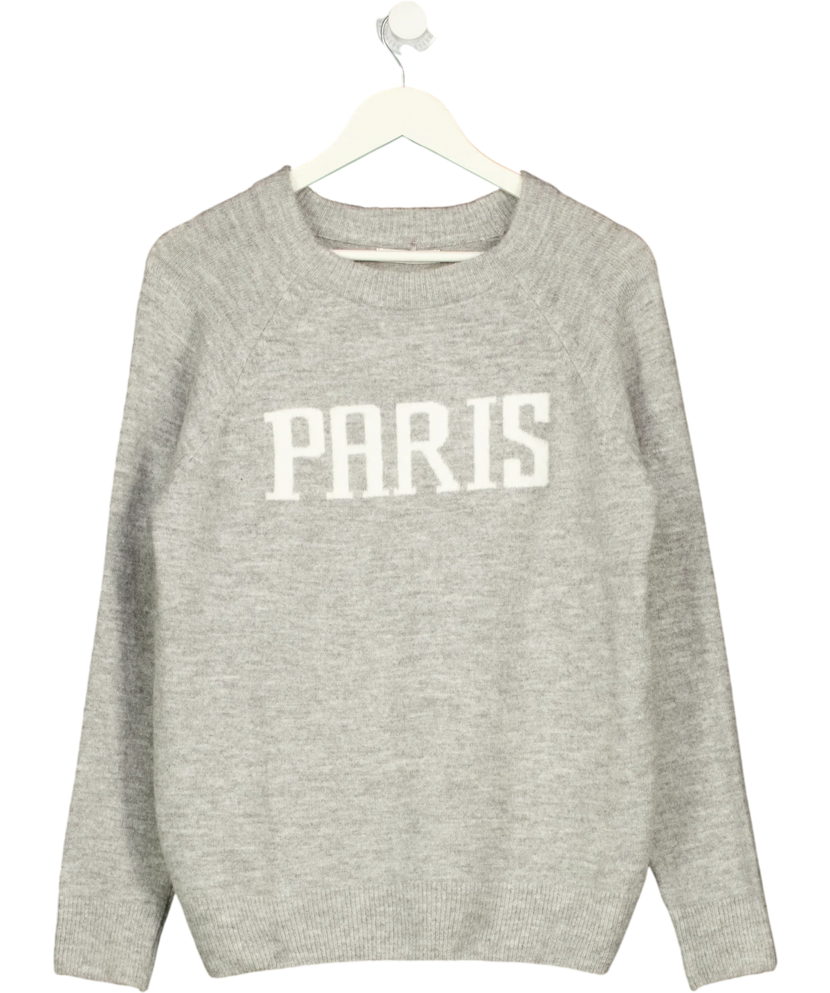 Sinsay Grey Grey Knit Jumper, size UK M — front