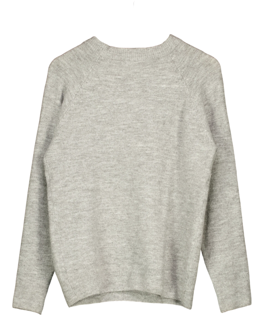 Sinsay Grey Grey Knit Jumper, size UK M — back