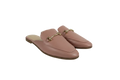 Accessorize Nude Pink Backless Loafers UK 6 EU 39