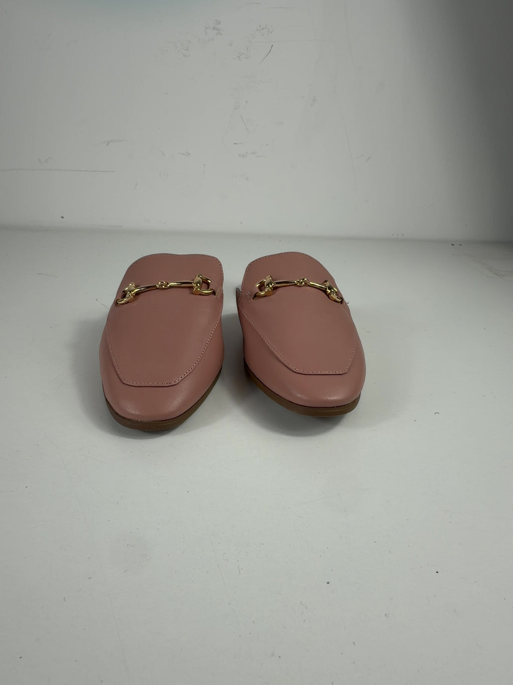 Accessorize Pink Pink Backless Loafers, size UK 6 EU 39 👠 — detail