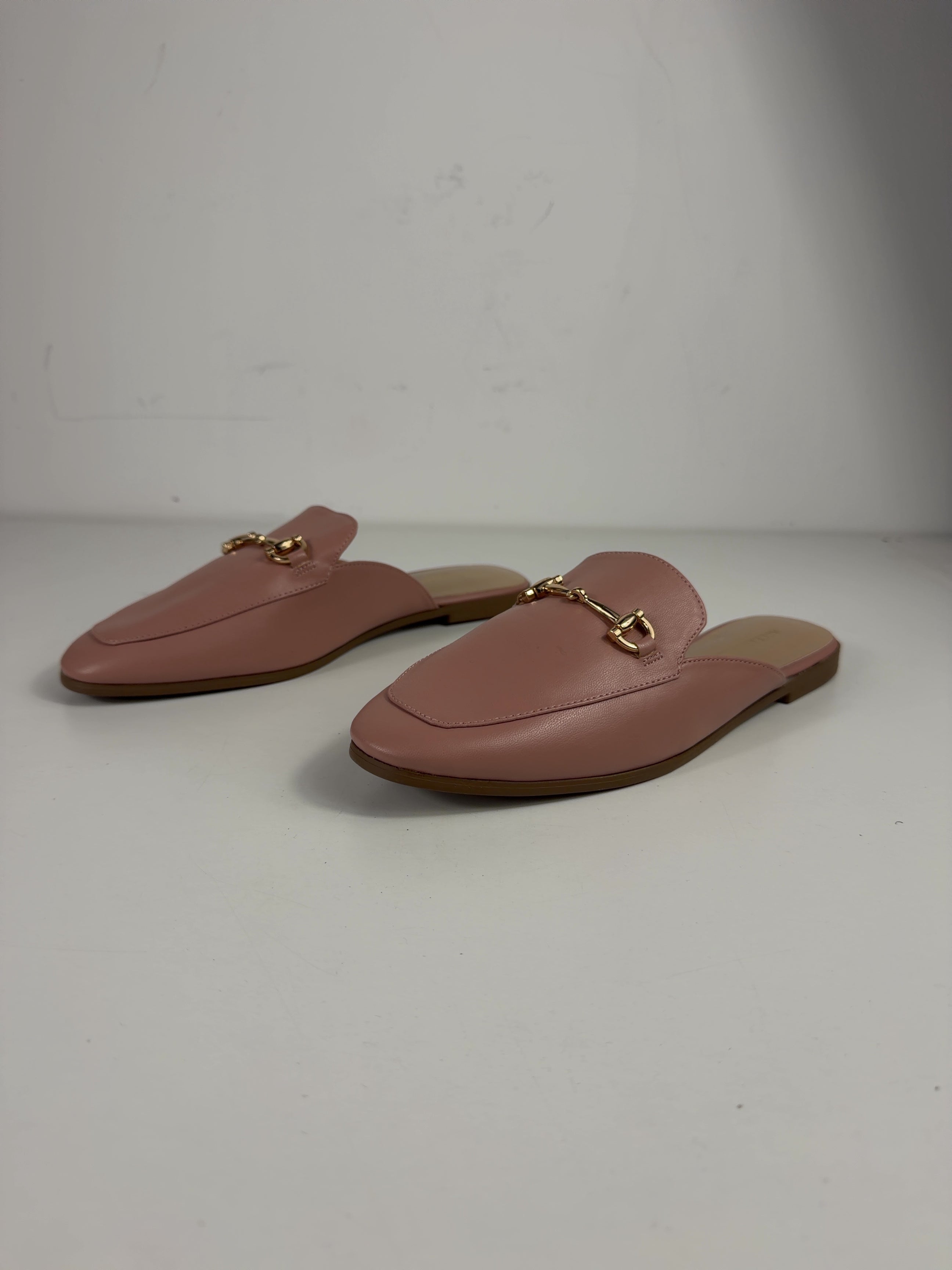 Accessorize Pink Pink Backless Loafers, size UK 6 EU 39 👠 — label