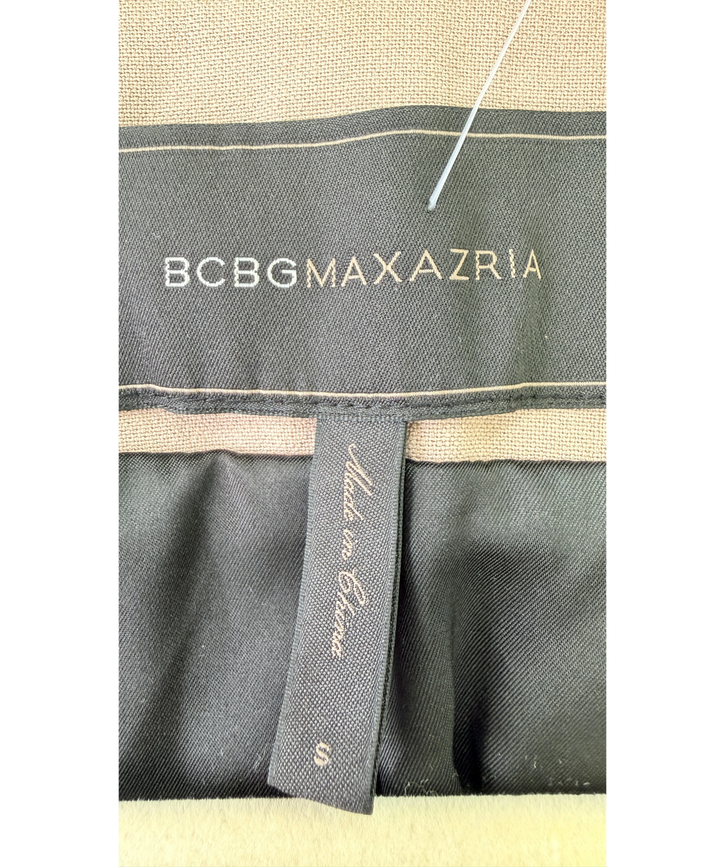 BCBGMAXAZRIA Beige Rowe ONE BUTTON Blazer Beige Soy Chai Black, size UK S — detail