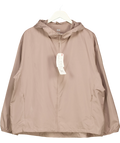Uniqlo Grey Beige UV Protection Pocketable Parka Jacket, size UK XL — front