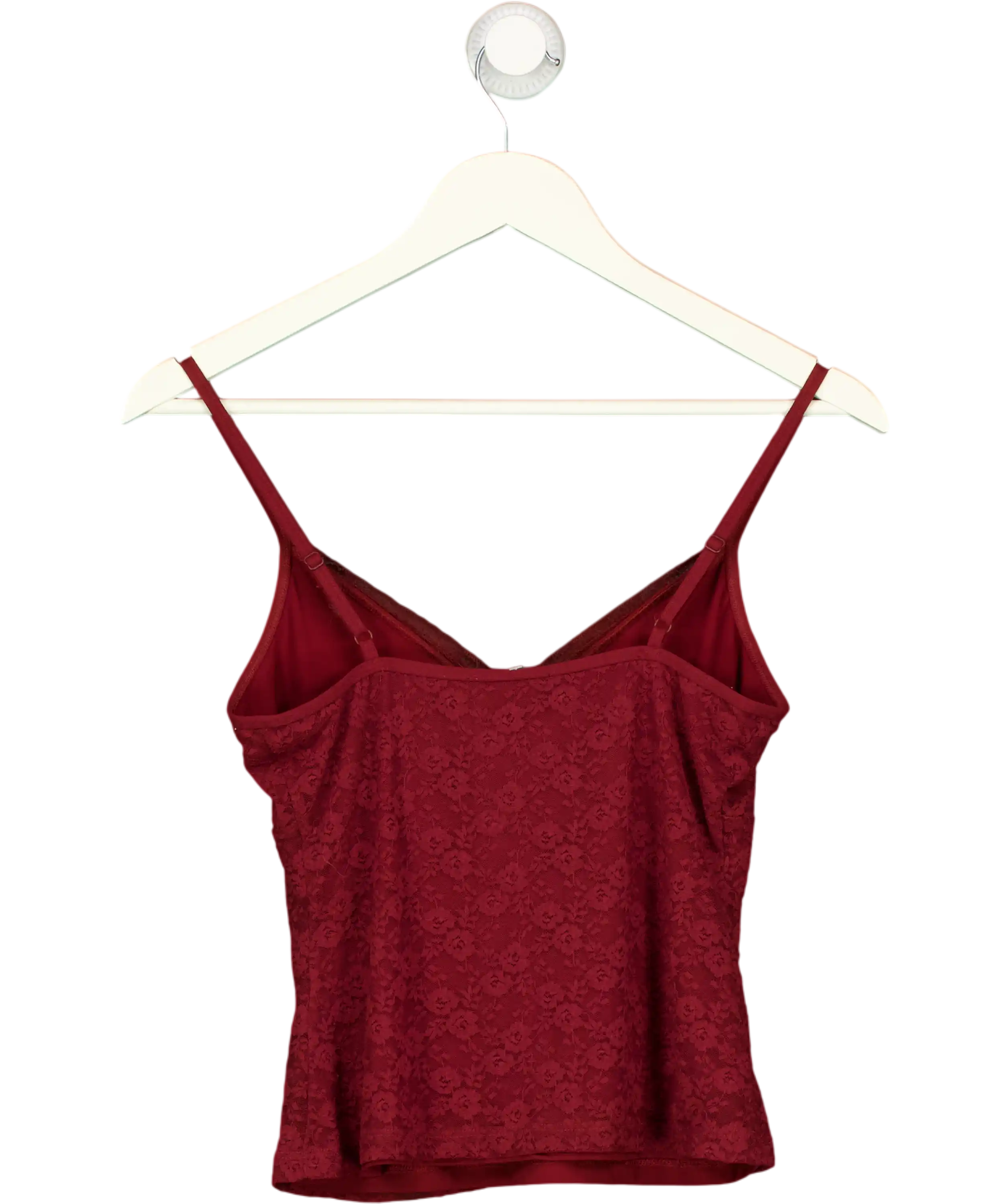 Brandy Melville Red Double Lined Tank Top UK S